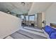 Bright bedroom with a private balcony offering views of the city skyline at 777 N Ashley Dr # 1011, Tampa, FL 33602