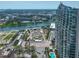 High-rise condominium with city views and a rooftop pool overlooking the water from above at 777 N Ashley Dr # 1011, Tampa, FL 33602