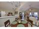 Open dining area adjacent to the kitchen offering a seamless flow for dining and entertaining at 815 Silverthorn Ln # 0, Sun City Center, FL 33573