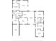 Detailed floor plan showcasing the layout of the home, including the living room, bedrooms, and kitchen at 8407 Granite Pl, Tampa, FL 33615