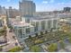 Residential building with urban landscape featuring nearby public transit at 111 N 12Th St # 1305, Tampa, FL 33602