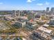 Building location aerial view showcasing a modern architecture and vibrant urban landscape at 111 N 12Th St # 1305, Tampa, FL 33602