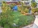Aerial view of a lush neighborhood park with a playground, surrounded by trees at 111 N 12Th St # 1305, Tampa, FL 33602