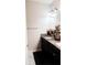Bathroom with granite vanity and decorative touches enhances the overall aesthetic of the space at 11704 Navajo Sandstone St, Riverview, FL 33579