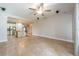 Open concept living space that flows into a modern kitchen and dining area creating a great space at 16226 Bayberry View Dr, Lithia, FL 33547