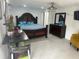 Spacious primary bedroom featuring a king-sized bed and elegant furniture at 192 Tulane Rd, Venice, FL 34293