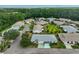 Aerial view of a residential neighborhood with lush greenery and community amenities nearby at 2115 N Halcyon Dr # 510, Sun City Center, FL 33573