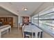 Dining room with natural light from the window at 2115 N Halcyon Dr # 510, Sun City Center, FL 33573