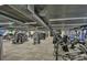 A fitness center with rows of modern exercise machines and equipment, providing a comprehensive workout space for residents at 2115 N Halcyon Dr # 510, Sun City Center, FL 33573