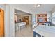 Inviting living room featuring an open floor plan, wood flooring, and comfortable seating at 2115 N Halcyon Dr # 510, Sun City Center, FL 33573
