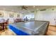 Fun recreation area with a pool table and tables, perfect for socializing and entertainment at 2614 Cove Cay Dr # 409, Clearwater, FL 33760