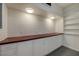 Bonus room featuring custom shelving and storage solutions at 2679 Haines Bayshore Rd, Clearwater, FL 33760