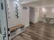 Stylish entryway featuring elegant floors and modern decor for a welcoming atmosphere at 2679 Haines Bayshore Rd, Clearwater, FL 33760