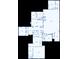 Detailed floor plan illustrating the layout of the home with dimensions and room names at 2679 Haines Bayshore Rd, Clearwater, FL 33760