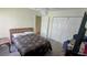 Comfortable bedroom featuring a bed, closet space, and a peaceful ambiance for restful nights at 2797 Cordova S Way, St Petersburg, FL 33713