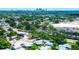 Beautiful aerial shot of a neighborhood with trees and nearby parking at 3122 37Th S Ln # C, St Petersburg, FL 33711