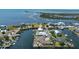 Amazing aerial showcasing waterfront location with boat accessibility plus captivating views at 3174 Sanibel Dr, Hernando Beach, FL 34607