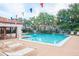 Community pool with plenty of space for swimming and lounging, perfect for socializing and enjoying the weather at 3455 Countryside Blvd # 31, Clearwater, FL 33761