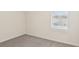 Bright bedroom featuring neutral carpet, white walls, a bright window, and white trim at 36557 Night Strawberry Ct, Dade City, FL 33525