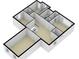 Detailed floorplan showcasing the layout of the home with multiple rooms and closet space at 4407 Scarlet Loop, Wesley Chapel, FL 33544