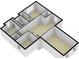 Upper level floorplan displaying the layout of bedrooms, bathrooms, and additional living spaces at 4407 Scarlet Loop, Wesley Chapel, FL 33544