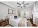 Inviting bedroom featuring a plush bed, neutral decor, and ample closet space at 451 27Th N Ave, St Petersburg, FL 33704