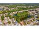 Aerial view of home in residential neighborhood at 4519 Swallowtail Dr, New Port Richey, FL 34653
