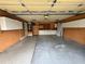 Spacious two car garage with built in storage and workspace area at 4593 Goldcoast Ave, Spring Hill, FL 34609