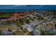 Aerial view of waterfront community with a wide view of harbor at 4704 Shale Pl, Tampa, FL 33615