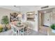 Charming dining room featuring modern lighting and a unique décor at 4900 Brittany S Dr # 805, St Petersburg, FL 33715