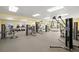 A fitness center featuring modern weight machines, cardio equipment, and ample space for a full workout at 4900 Brittany S Dr # 805, St Petersburg, FL 33715
