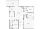 Detailed floor plan showcasing layout, room dimensions, and flow of the house at 5021 Roanoke Dr, Holiday, FL 34690