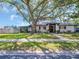 Charming single-story home with mature trees, a well-manicured lawn and inviting entry at 5021 Roanoke Dr, Holiday, FL 34690