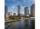 Picturesque view of city skyline from the waterfront at 520 N Tampa St # 4201, Tampa, FL 33602
