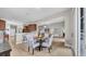 Cozy dining area adjacent to kitchen and living room, perfect for entertaining at 650 Arbor Ln, Largo, FL 33770