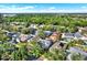 Overhead shot of a residential neighborhood with various homes and lush greenery at 6526 Summer Cove Dr, Riverview, FL 33578