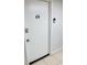 Apartment door with the unit number displayed above the door handle at 701 S Madison Ave # 414, Clearwater, FL 33756
