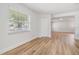 Bedroom with closet and view of white picket fence at 8107 N 11Th St, Tampa, FL 33604
