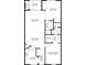 Detailed floor plan of the residence showcasing the layout of each room at 8703 Bardmoor Blvd # 305, Seminole, FL 33777