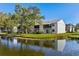 Waterfront condo features lush landscaping and scenic lake views at 3823 N Oak Dr # K22, Tampa, FL 33611