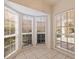 Bright dining area with bay window, plenty of natural light at 402 Laurel Lake Dr # 104, Venice, FL 34292