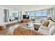 Inviting living room with balcony access and views at 500 Treasure Island Cswy # 607, Treasure Island, FL 33706
