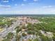 Expansive aerial view of the town, showcasing the neighborhood's layout and proximity to local amenities at 504 E Lee St, Plant City, FL 33563