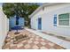 Charming home exterior with a vibrant patio and unique design at 504 E Lee St, Plant City, FL 33563
