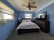 Bright bedroom with ceiling fan and lots of natural light at 5930 Bahama N Way, St Pete Beach, FL 33706