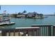 Scenic waterfront view features lush landscaping, private docks, and boat access, enhancing outdoor living at 5930 Bahama N Way, St Pete Beach, FL 33706