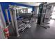 Well-equipped gym with weights, machines, and ample space for a full body workout at 621 Washita Stone Dr, Ruskin, FL 33570