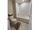 Clean bathroom featuring a shower/tub combo at 6244 English Hollow Rd, Tampa, FL 33647