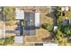 Aerial view of the property and its fully-fenced backyard at 6811 N Himes Ave, Tampa, FL 33614