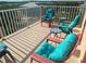 Spacious balcony with panoramic views and comfortable seating at 6926 Mccray Dr, Hudson, FL 34667